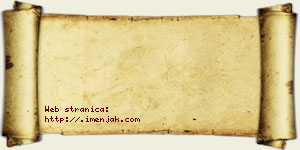 Jovanka Skenderi vizit kartica